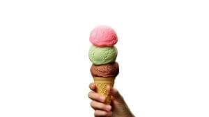 トリプルアイスクリームの写真